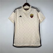 AS Roma 23/24 Away White Soccer Jersey Football Shirt