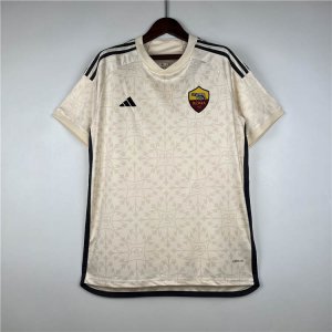 AS Roma 23/24 Away White Soccer Jersey Football Shirt