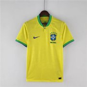 BRAZIL WORLD CUP 2022 HOME YELLOW SOCCER JERSEY FOOTBALL SHIRT