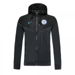 2019-20 Chelsea Black Woven Windrunner