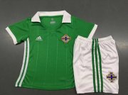 Kids Northern Ireland Home 2018 World Cup Soccer Kit(Shirt+Shorts)