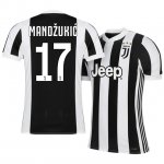 Juventus Home 2017/18 Mario Mandzukic #17 Soccer Jersey Shirt