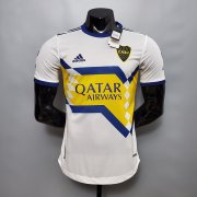Boca Juniors 20-21 Away White Soccer Jersey Football Shirt (Player Version)