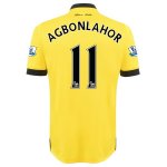 Aston Villa Away 2015-16 AGBONLAHOR #11 Soccer Jersey