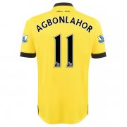 Aston Villa Away 2015-16 AGBONLAHOR #11 Soccer Jersey