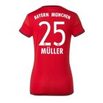 Bayern Munich 2015-16 Home MULLER #25 Soccer Jersey Women