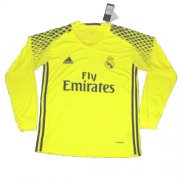 Real Madrid Green Goalkeeper 2016/17 LS Soccer Jersey Shirt