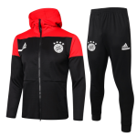 Bayern Munich 20-21 Red&Black Hoodie Training Kit