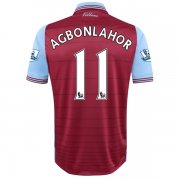 Aston Villa 2015-16 Home AGBONLAHOR #11 Soccer Jersey