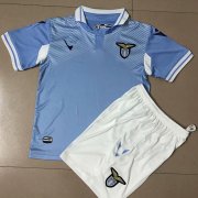 Kids Lazio 20-21 Home Blue Soccer Kit (Shirt+Shorts)
