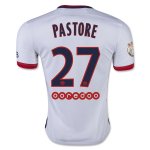 PSG Away 2015-16 PASTORE #27 Soccer Jersey