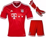 13-14 Bayern Munich Home Jersey Whole Kit(Shirt+Short+Socks)