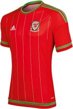 Wales 2015-16 Home Soccer Jersey