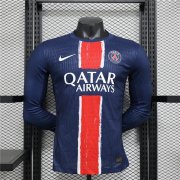 Authentic PSG 24/25 Home Match Long Sleeve Shirt