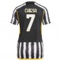 23/24 Juventus Home Soccer Jersey Women's Football Shirt - CHIESA 7