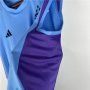 Argentina 2022 Soccer Jersey Football Blue Training Vest