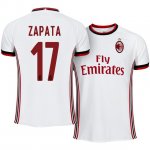 AC Milan Away 2017/18 Cristián Zapata #17 Soccer Jersey Shirt