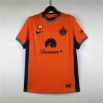23/24 Inter Milan Third Orange Soccer Jersey Football Shirt