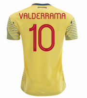 2019 COLOMBIA HOME CARLOS VALDERRAMA #10 SOCCER JERSEY SHIRT