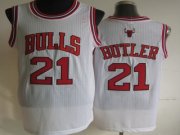 Chicago Bulls Jimmy Butler #21 White Jersey