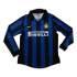 98-99 Inter Milan Home Blue&Black Long Sleeve Retro Jerseys Shirt