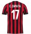 AC Milan Home 2017/18 C.Zapata #17 Soccer Jersey Shirt