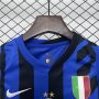 KIDS INTER MILAN 24/25 HOME FOOTBALL KIT(Shirt+Shorts)