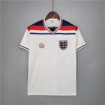 1982 England Home White&Red Retro Soccer Jersey Football Shirt