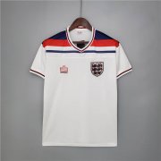 1982 England Home White&Red Retro Soccer Jersey Football Shirt