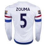 Chelsea LS Away 2015-16 ZOUMA #5 Soccer Jersey