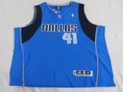 Dallas Mavericks Dirk Nowitzki #41 Light Blue Jersey