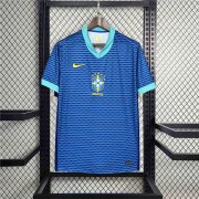 BRAZIL COPA AMERICA 2024 AWAY BLUE SOCCER JERSEY FOOTBALL SHIRT
