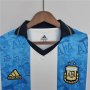 2022 Argentina Blue&White Soccer Jersey Football Shirt