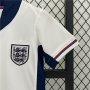 Kids England UEFA Euro 2024 Home White Soccer Kit(Shirt+Shorts)