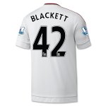 Manchester United Away 2015-16 BLACKETT #42 Soccer Jersey