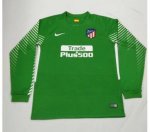 Atletico Madrid Goalkeeper 2017/18 Green LS Soccer Jersey Shirt