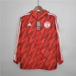 Manchester United 21-22 Red Jacket Windbreaker