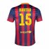 13-14 Barcelona #15 Bartra Home Soccer Jersey Shirt