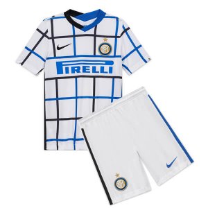 INTER MILAN 20-21 AWAY WHITE KIDS FOOTBALL KIT (Shirt+Shorts)