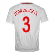 Poland Home 2016 Jedrzejczyk 3 Soccer Jersey Shirt