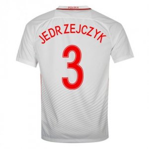Poland Home 2016 Jedrzejczyk 3 Soccer Jersey Shirt