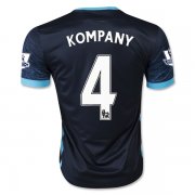 Manchester City Away 2015-16 KOMPANY #4 Soccer Jersey