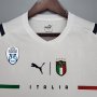Euro 2020 Champion Italy Away Kit White Winner Badge Version Football Shirt