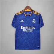 Real Madrid 21-22 Away Blue Soccer Jersey Football Shirt
