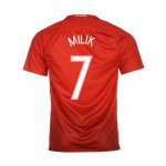 Poland Away 2016 Milik 7 Soccer Jersey Shirt