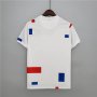 2022 Netherlands Soccer Shirt Away White Football Shirt