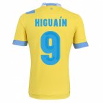 13-14 Napoli #9 Higuain Away Yellow Jersey Shirt