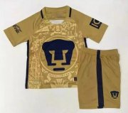 Kids UNAM Home 2016/17 Soccer Kits(Shirt+Shorts)