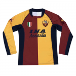 2001-02 AS Roma Home Retro Long Sleeve Soccer Jersey Shirt