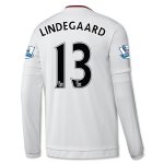Manchester United LS Away 2015-16 LINDEGAARD #13 Soccer Jersey